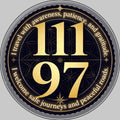 Sacred Safety Numbers 111 97 Car Magnet | New Beginnings & Mindful Driving Intention