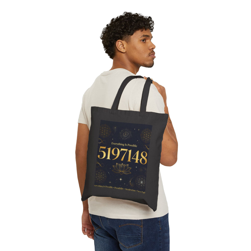 5197148 Gold Mandala Tote Bag | Sacred Numbers Inspired Everyday Carry