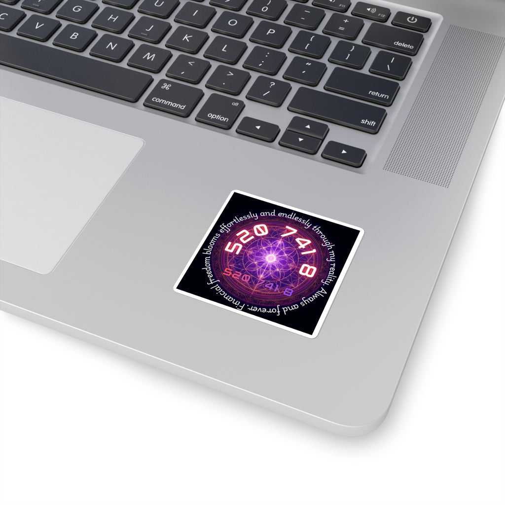 5207418 Sacred Numbers Intention Sticker | Abundance & Possibility Symbol