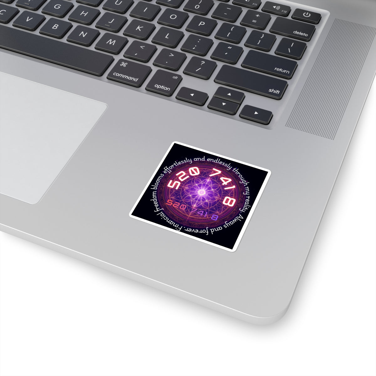 5207418 Sacred Numbers Intention Sticker | Abundance & Possibility Symbol