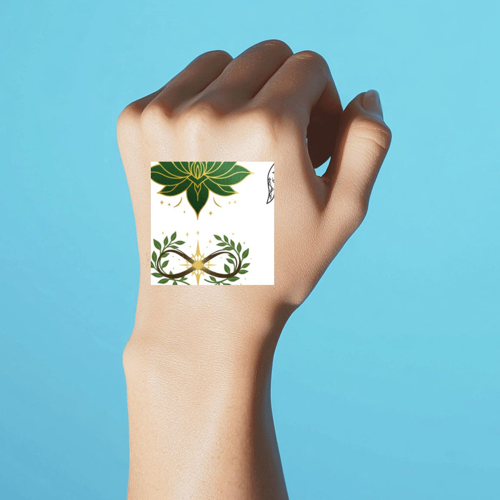 Sacred Ink 520 741 8 Open to Abundance Temporary Tattoo Sheet