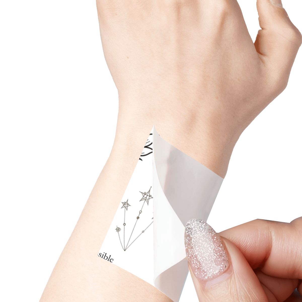 Sacred Ink 519 714 8 Everything Is Possible Temporary Tattoo Sheet
