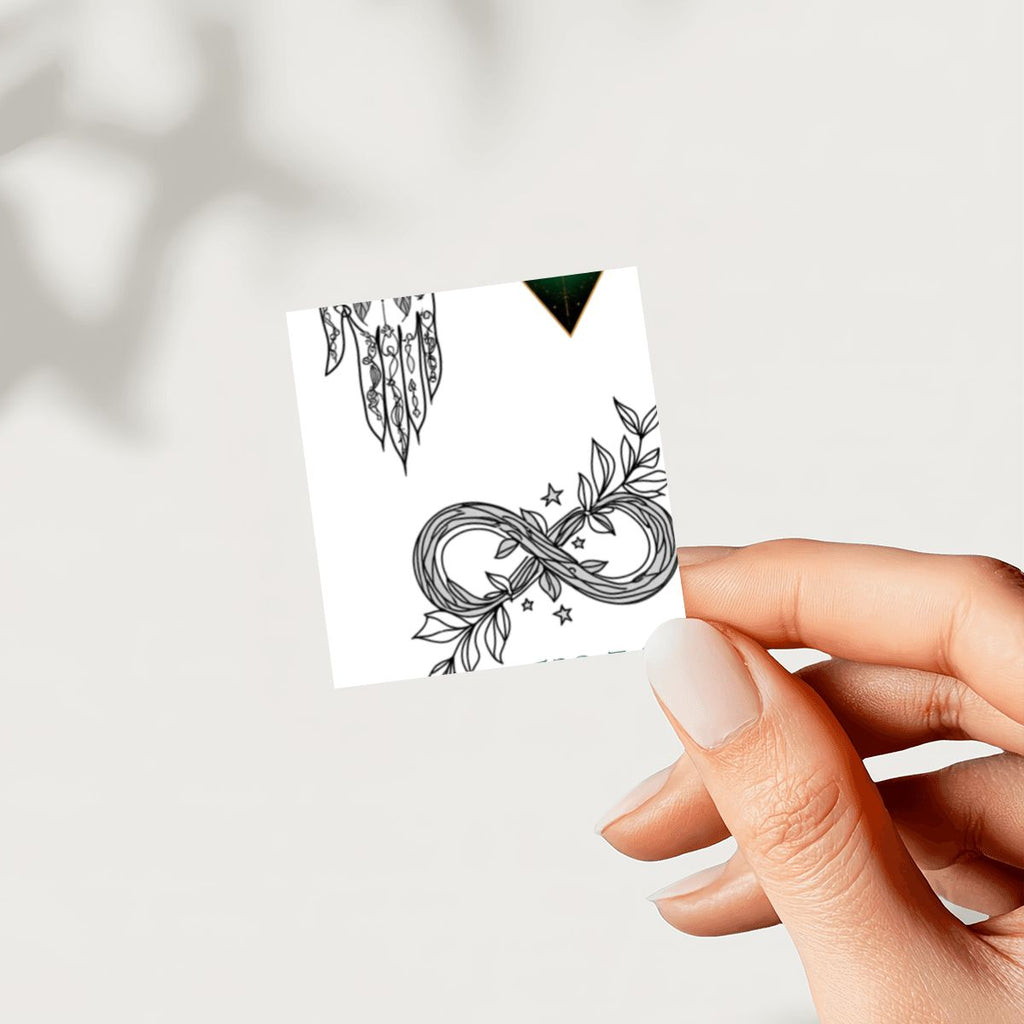 Sacred Ink 520 741 8 Open to Abundance Temporary Tattoo Sheet